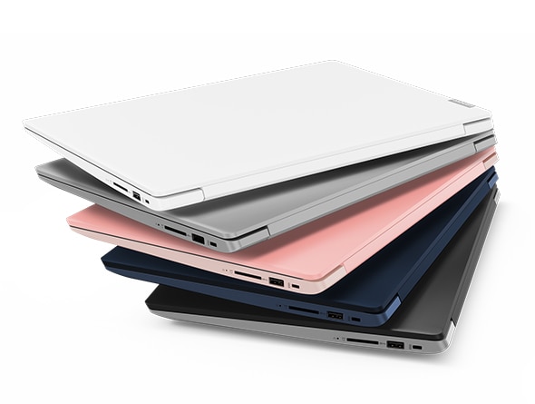 Lenovo Ideapad 330S (15), closed models stacked up in different colors.