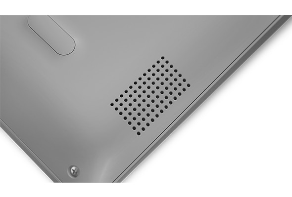 Lenovo Ideapad 330S (15), closeup of speaker.