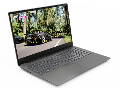 Lenovo Ideapad 330S (15), left front angle view, open