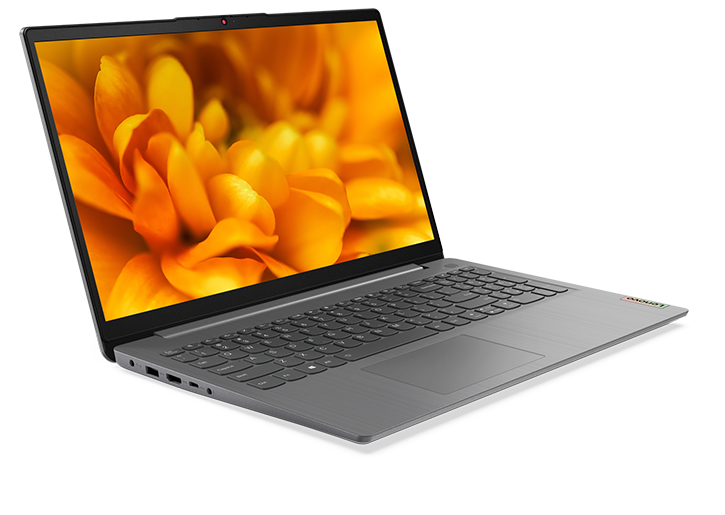 Laptop IdeaPad 3i 6ta Gen de 15.6” vista desde el perfil izquierdo