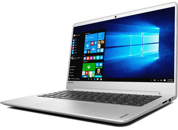Lenovo Ideapad 710S Front Right Side View Featuring Windows 10