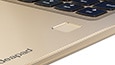 Lenovo Ideapad 710S Plus in Gold, Fingerprint Reader Detail Thumbnail