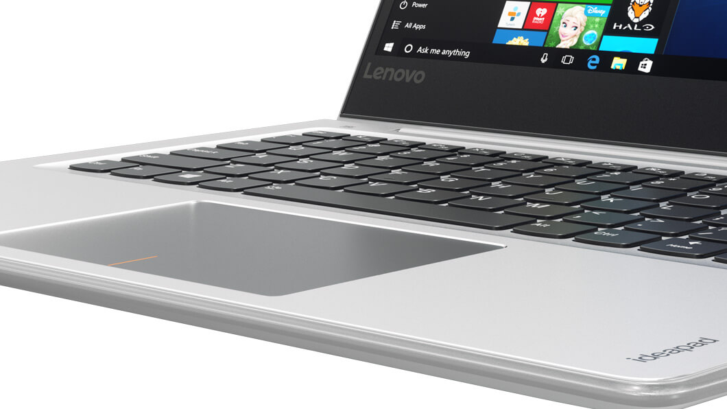 Lenovo Ideapad 710S Plus in Silver, Trackpad Detail