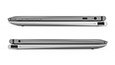 Lenovo Ideapad D330 (in silver) closed, left and right side profile views showing ports.  Thumbnail.