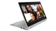 Image thumbnail of right three-quarter view of silver Lenovo IdeaPad Flex 3 11 ADA in stand mode