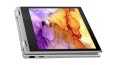 Thumbnail image of left side view of silver Lenovo IdeaPad Flex 3 11 ADA in tablet mode