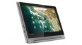 Gallery thumbnail of right three-quarter view of Lenovo IdeaPad Flex 3 Chromebook 11 MTK in horizontal tablet mode