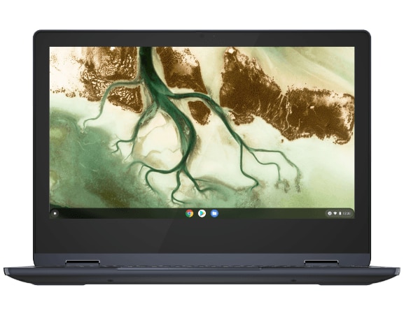 Vue de face du Chromebook IdeaPad Flex 3i Gen 6 (11'' Intel) Abyss Blue