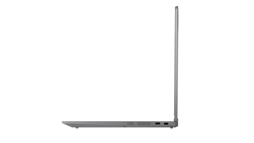 Vista laterale sinistra del Chromebook Lenovo IdeaPad 5 Flex