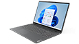 Lenovo IdeaPad Flex 5 Gen 7 (16” AMD) 2-in-1 laptop—¾ right view, laptop mode, lid open