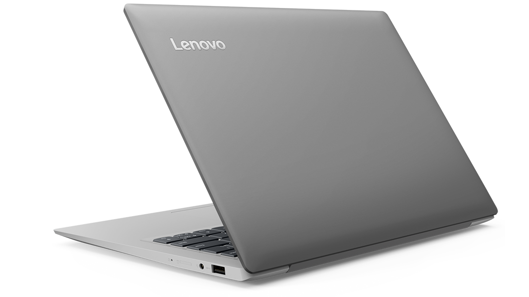 Rear view of Lenovo Ideapad S130(11) showing the brand logo