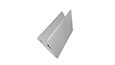 Folded angle view of the Lenovo IdeaPad S150 (11, AMD) laptop, platinum grey color