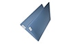 Folded angle view of the Lenovo IdeaPad S150 (14, AMD) laptop, ice blue color