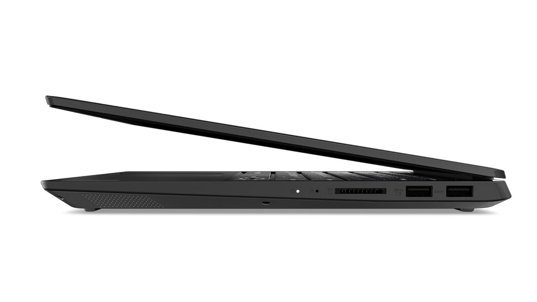 Lenovo IdeaPad S340 (14, AMD)  side view showing ports
