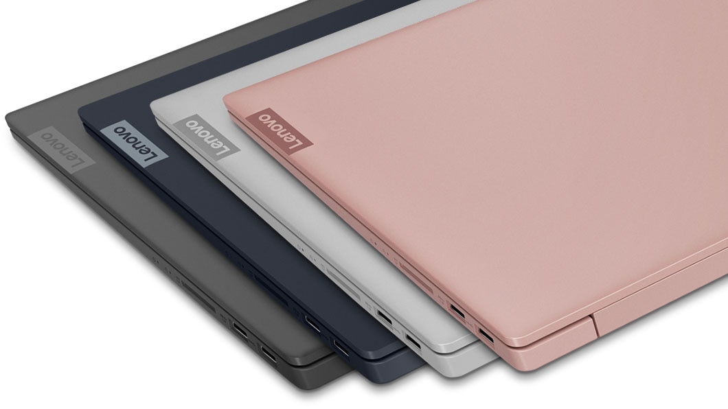 o IdeaPad S340 (14, AMD)  in Onyx Black, Sand Pink, Abyss Blue, Platinum Grey colors