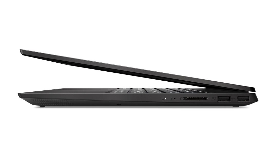 Lenovo IdeaPad S340 (15, AMD) side view showing ports