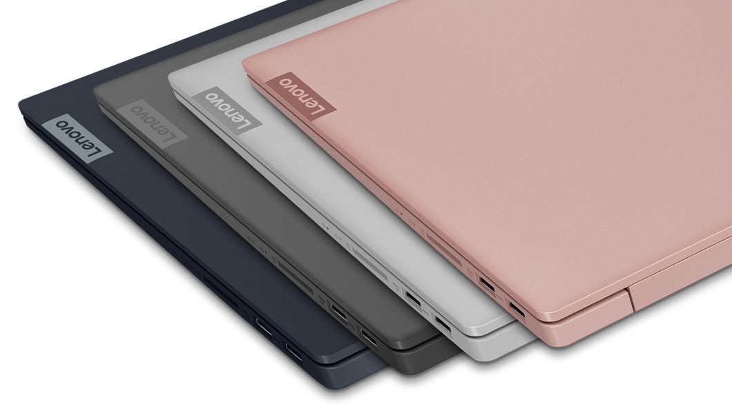 IdeaPad S340 (14, Intel) in Onyx Black, Sand Pink, Abyss Blue, Platinum Grey colors