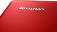 lenovo laptop ideapad u410 metallic red closeup cover