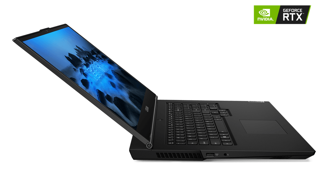 Lenovo Legion 5 17 view of left side with ports