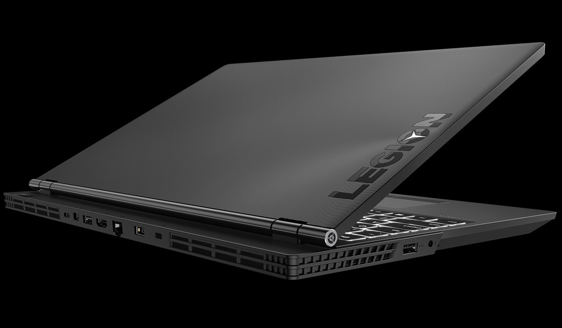 Lenovo Legion Y530 gaming laptop - rear 3/4 view