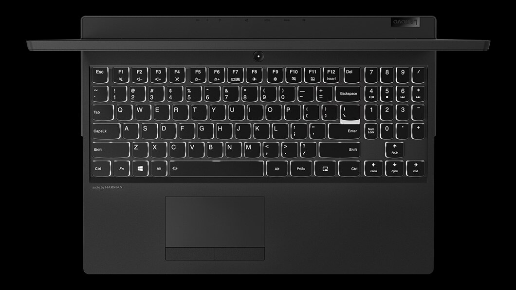 Lenovo Legion Y530 - 15-inch gaming laptop - top view of keyboard