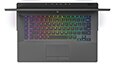 Legion Y530 15-inch gaming laptop - top view, open with RGB keyboard backlighting (thumbnail)