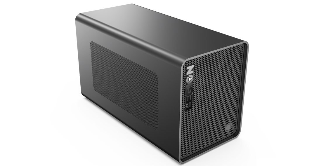 A side view of the Lenovo Legion BoostStation Graphics Booster