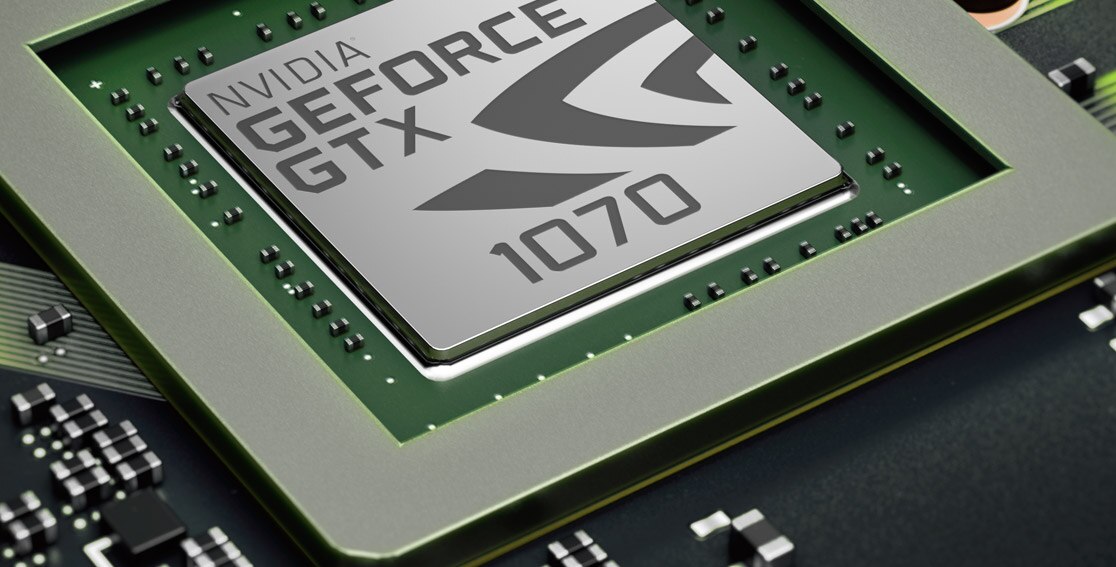 Lenovo Legion Y920 internal view of Nvidia GeForce GTX 1070 discrete graphics card