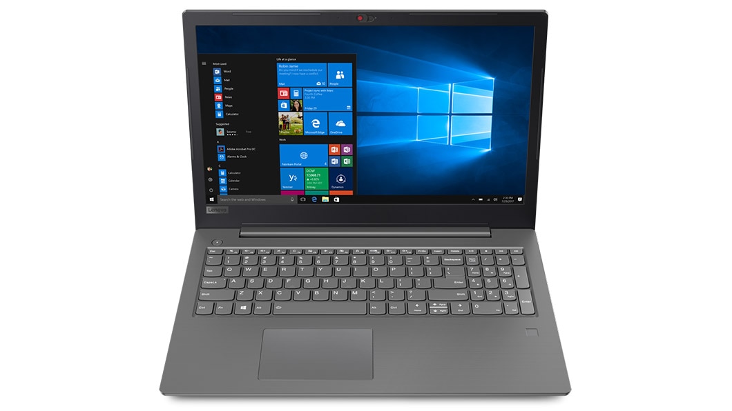 Lenovo V330 (15) front view featuring Windows 10