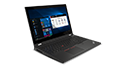 Lenovo ThinkPad P15 Gen 2 mobile workstation open 100 degrees, angled to show display, keyboard, and left-side ports.
