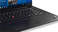 Close-up of TouchPad on the Lenovo ThinkPad X1 Extreme Gen 4 laptop. 