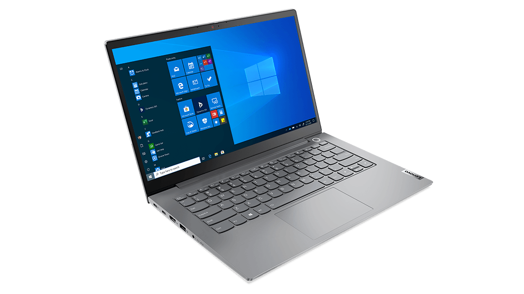 Lenovo ThinkBook 14, 2e generatie Intel-laptop, aanzicht linksvoor
