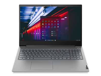Lenovo ThinkBook 15p front view with keyboard showing