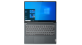Lenovo ThinkBook Plus Gen 2 (Intel) dual-display business laptop, top view, laying flat