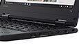 Vue détaillée du clavier et des ports droits du Lenovo ThinkPad 11e (4e génération), miniature