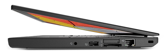 Lenovo ThinkPad A275 Right Side View, Laptop Partially Open