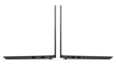 Thumbnail image of right and left side views of two black Lenovo ThinkPad E15 Gen 2 laptops sitting back-to-back
