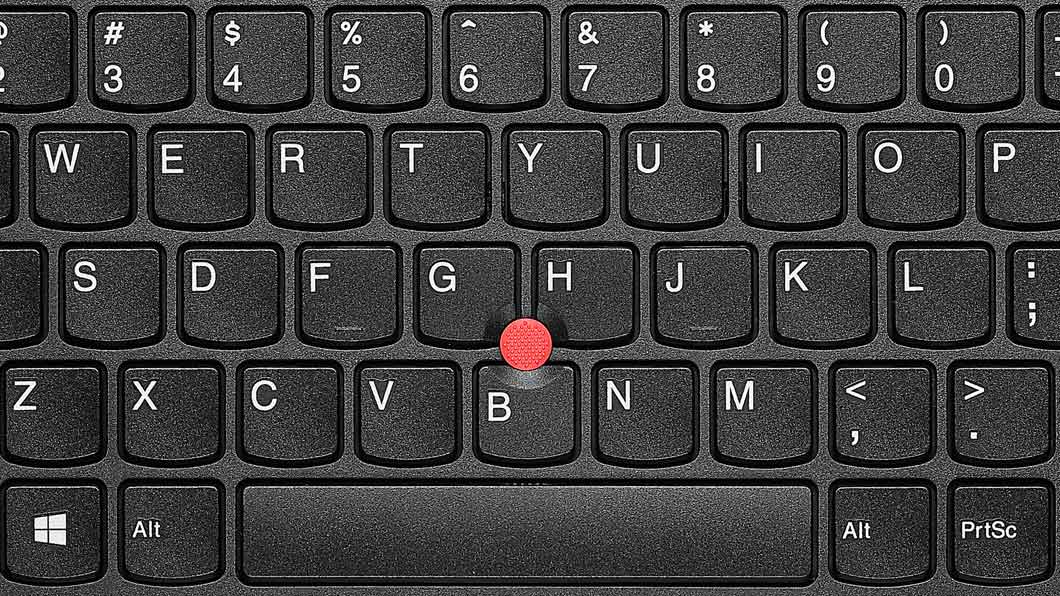 Lenovo ThinkPad E450 Detail View of Keyboard