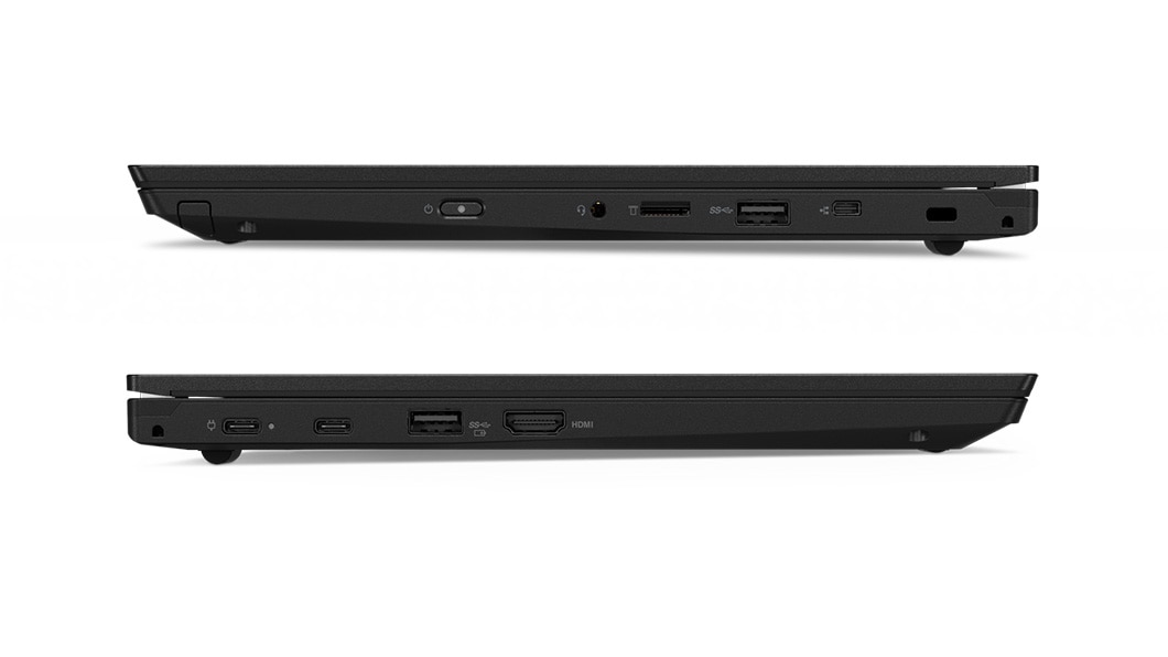 ThinkPad L380 Ultraportable Enterprise Laptop - gallery image - two side views, closed