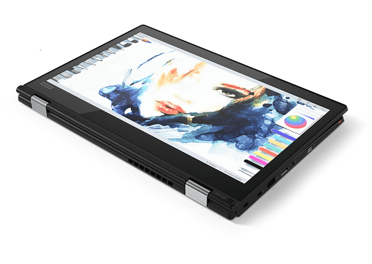 2 en 1 ThinkPad L380 Yoga pour entreprise en mode tablette