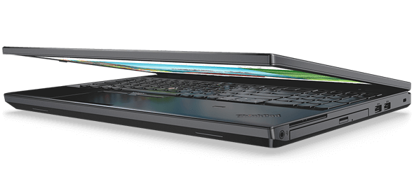 Lenovo ThinkPad L570 Partially Open