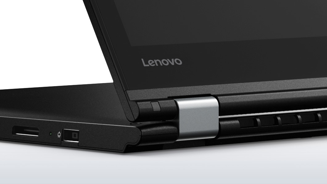 Lenovo ThinkPad P40 Yoga Detail Hinge View in Stand Mode