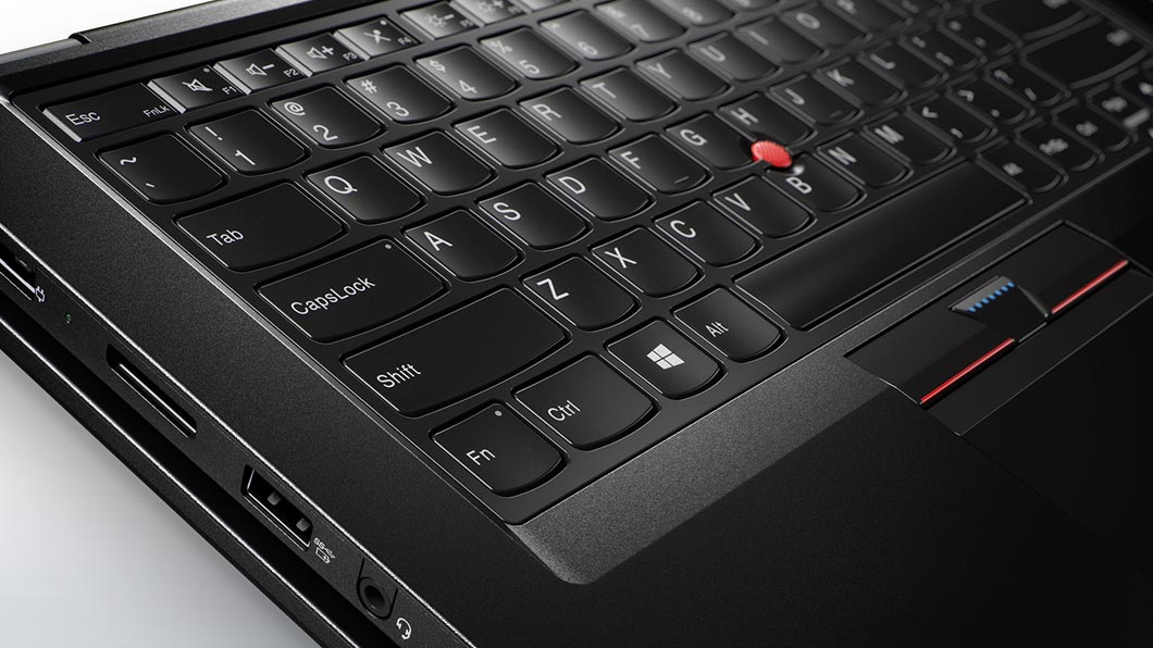 Lenovo ThinkPad P40 Yoga Keyboard Detail View in Table Mode