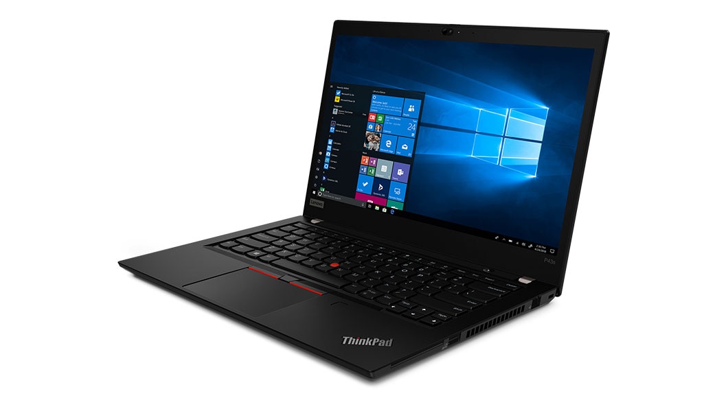 Seitenansicht des Lenovo ThinkPad P43s von rechts