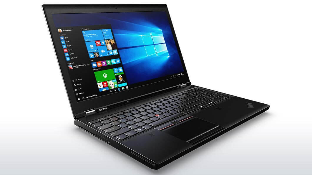 Lenovo ThinkPad P50 Front Left Side View