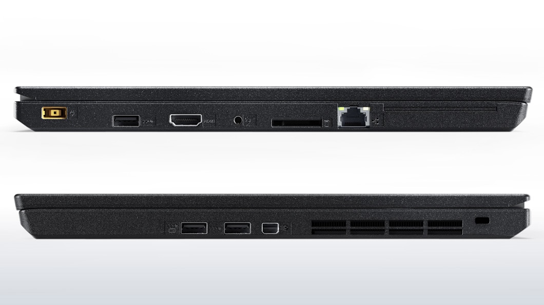 Lenovo ThinkPad P50s Left and Right Side Views of Ports