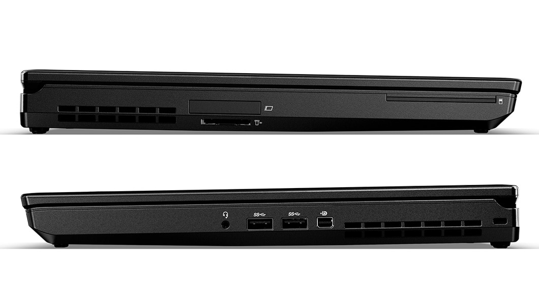 Lenovo ThinkPad P51 Left and Right Side Views Closed