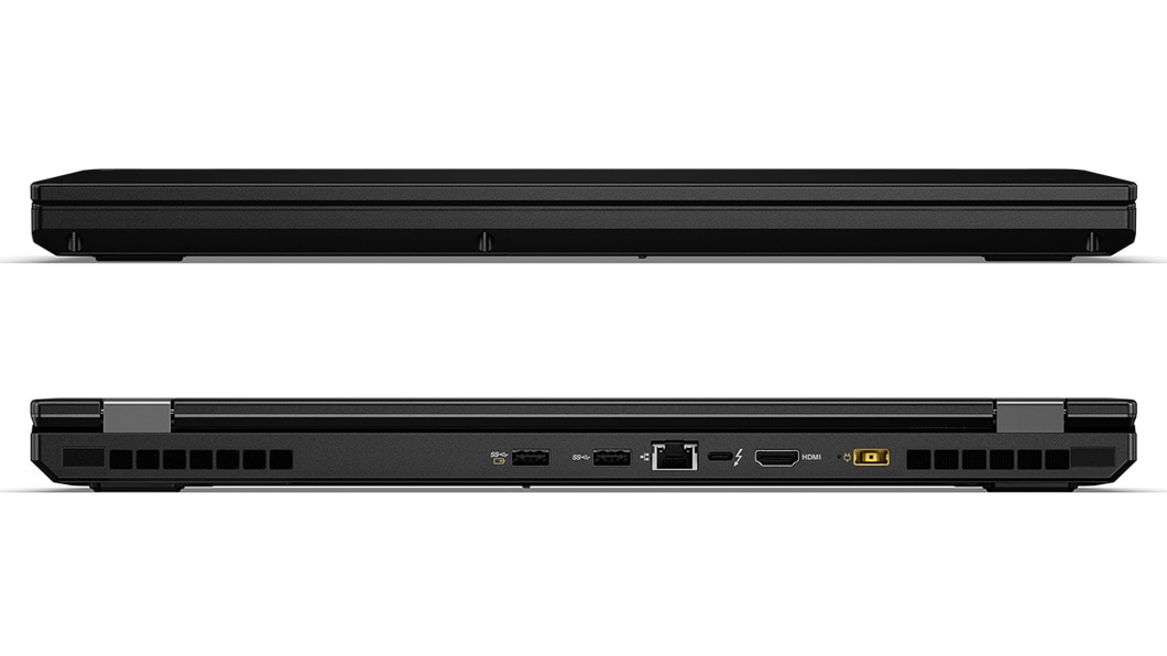 Lenovo ThinkPad P51 Front and Back Views Closed