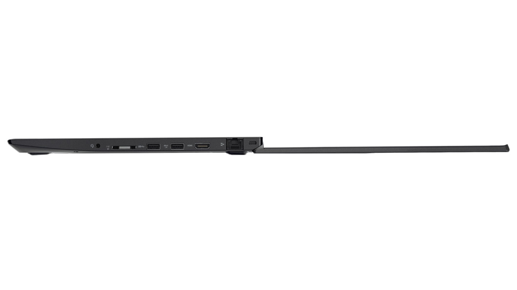 Lenovo ThinkPad P51s Right Side View Open 180 Degrees