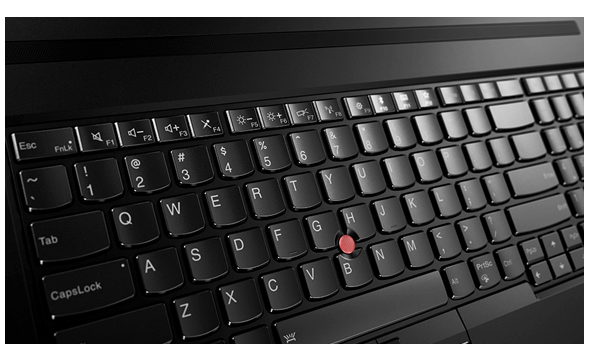 Lenovo ThinkPad P71 Keyboard Detail